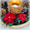 Bild 8 von ITH Weihnachtsstern-Set, 3D Blume 10x10 + 13x18 Rahmen