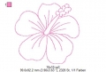 Bild 14 von ITH Hibiskus Mug Rug  + Hibiskus Motiv Set (12 Stickdateien)