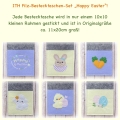 Bild 2 von ITH Filz - Bestecktaschen 10x10 Rahmen, Ostern, Frühling, Easter