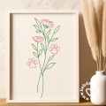 Bild 2 von Pfötchenblumen, Stickmuster-Set  (30 Stickdateien)