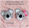 ITH Koala-Kissen - Set 13x18 Rahmen, Mädchen + Junge