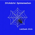 Halloween Spinnenweben  10x10 Rahmen 
