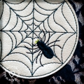 Bild 2 von ITH Untersetzer, MugRug 10x10 Halloween, Spinne