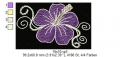 Bild 9 von Stickmuster - Set, Transparente Blumen, Hibiskus (5 Motive) 10x10 + 13x18 Rahmen
