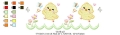 Bild 7 von Festonbortenset,  Happy Chick 10x10 + 13x18 + 16x26 + 20x36, Endlosornament, Endlosborte