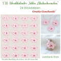 Bild 1 von ITH Adventskalender-Zahlen, Glücksschweinchen, Anhänger
