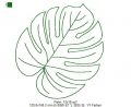 Bild 19 von ITH Palmblätter Mug Rug  + Palmblätter Motiv Set (12 Stickdateien)