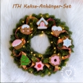 ITH Kekse-Anhänger-Set, (8 Stück),10x10 Rahmen, Weihnachten