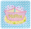 Bild 5 von Stickdatei Muffins Appli 13x18 (3 Stickmuster)