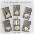 Bild 1 von ITH Filz - Bestecktaschen Muscheln, 10x10 Rahmen