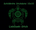 Bild 1 von Stickdatei Schildkröte 10x10