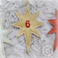 Bild 2 von ITH Adventskalender-Zahlen Sterne 10x10 Rahmen