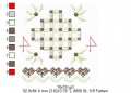 Bild 3 von ITH Hardanger Endlos Ornamenten-Set , Spitzenborten 10x10 + 13x18 + 16x26 + 20x36 Rahmen