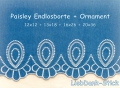 Bild 4 von Paisley Endlosborte, Spitzenborte 12x12 + 13x18 + 16x24 + 20x36 + Ornament 12x12