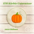 ITH Untersetzer, MugRug Kürbis 10x10