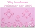 Stickdatei (Set) Wing Needlework 10x10 (4 Motive), Festonborte