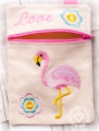 Bild 4 von SPARSET Flamingo ITH Tasche 13x18 + Stickmuster-Set Flamingo 13x18 + 10x10