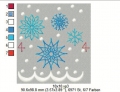 Bild 4 von  Festonbortenset  Schneeflocken 10x10 + 13x18 + 16x26 + 20x36, Endlosornament, Endlosborte