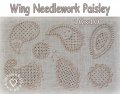 Stickdateien (Set) Paisley Wing Needlework 10x10 (7 Motive)