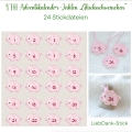 Bild 5 von ITH Adventskalender-Zahlen, Glücksschweinchen, Anhänger