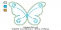 Bild 4 von ITH Schmetterling - Kabelbinder, 10x10 Rahmen