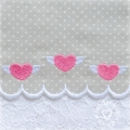Bild 2 von Fliegende Herzen, Festonbortenset 10x10 + 13x18 + 16x26 + 20x36, Endlosornament, Endlosborte