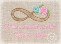 Stickdatei Unendlich Zeichen Blume Wing 13x18