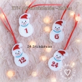 ITH Adventskalender-Zahlen, Schneemann, Anhänger