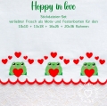 Bild 1 von Hoppy in love-Set, Festonbortenset, Endlosornament, Endlosborte