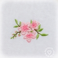Bild 2 von Stickdatei Kirschblüte, 10x10 Rahmen