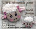 ITH Schäfchen-Kissen - Set 20x30 (20x36) Rahmen